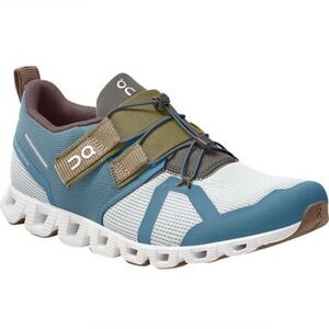 On Cloud Nexus Blue & Green Running Shoes, Women's 7.5